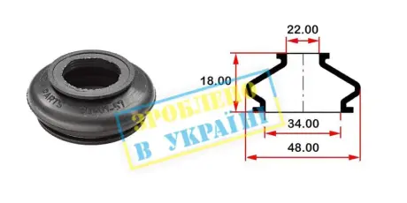 Подушка (опора) двигуна BELGUM BG0157