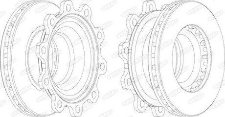 Гальмівний диск beral BCR193A