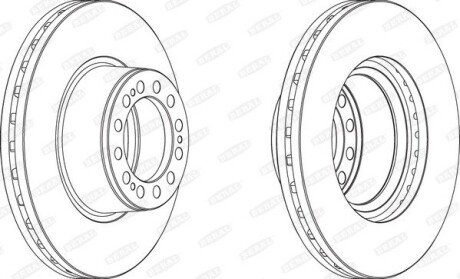 Гальмівний диск beral BCR201A