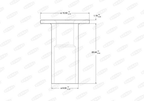 Комплект заклепок стальная трубчатая 8x20 beral 93060