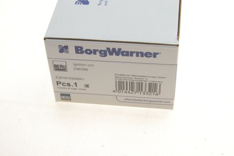 Котушка запалювання beru ZSE088