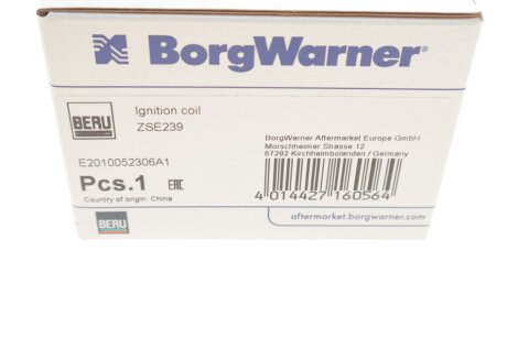 Котушка (модуль) запалювання beru ZSE239