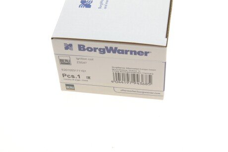 Котушка (модуль) запалювання beru ZS547