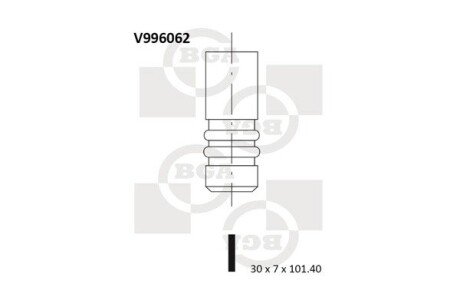 Випускний клапан bga V996062 на Шкода Фаворит
