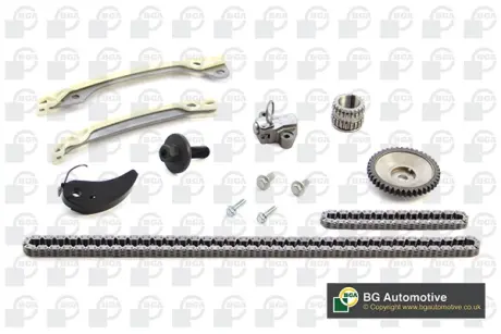 Комплект цепи ГРМ Kangoo/Megane III/Scenic III/IV 1.2/1.4TCe 09- (2 цепи) BGA TC7301FK