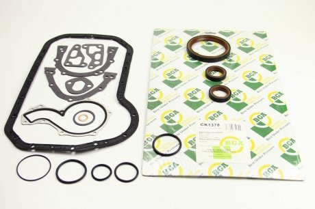 Комплект прокладок Caddy II/T4/A4/A6/Golf/Passat 1.9TDI 90-04 (нижний) bga CK1378