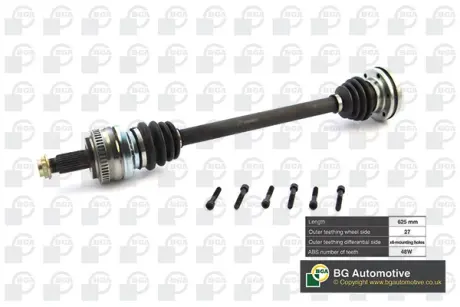 Піввісь BGA DS0912L Бмв Е46