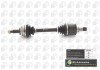 Полуось Toyota Avensis 2.0d 03-08 дв.1CD-FTV (24z/610mm) Л. bga DS7608L