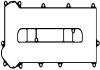 Прокладка клапанной крышки MONDEO 1.8/2.0i 00-07 (к-т) bga RK3378