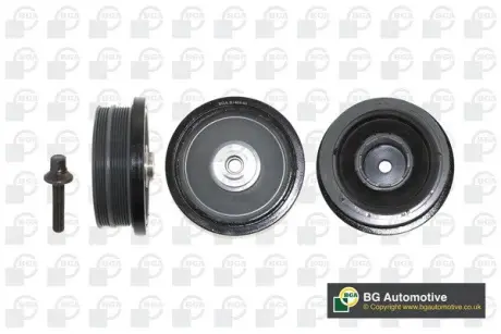 Шкив коленвала BMW 3,5,X3 E46/E91 01-12 (+ болт) BGA DP0374K Бмв Х3 е83