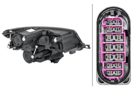 Передняя фара bhs (behr hella service) 1EF012669091