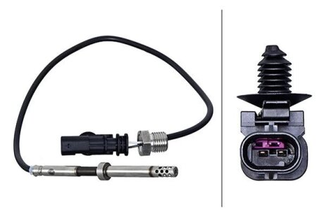 HELLA VOLVO Датчик температури відпрацьованих газів S60 II 10-, V70 III 07-, XC70 II 07- bhs (behr hella service) 6PT010376391 на Вольво S60