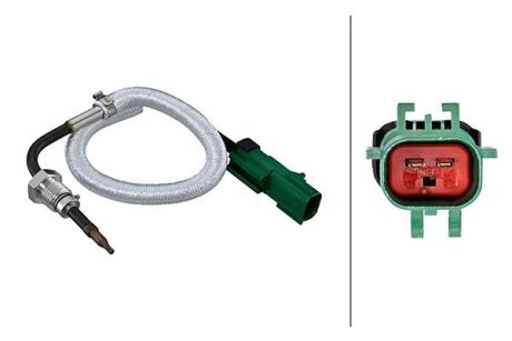 HELLA JEEP Датчик температури відпрацьованих газів GRAND CHEROKEE IV 3.0 13-, RAM 1500 3.0 13- bhs (behr hella service) 6PT010376541 на Крайслер 300с