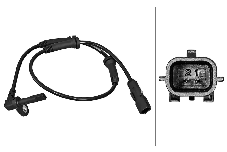 HELLA RENAULT датчик ABS перед. лів./прав. LOGAN I 1.5 dCi 11-, VOLVO S80 II D4 13-, DACIA LOGAN II TCe 90 12- BHS (Behr Hella Service) 6PU358217091 (фото 1)