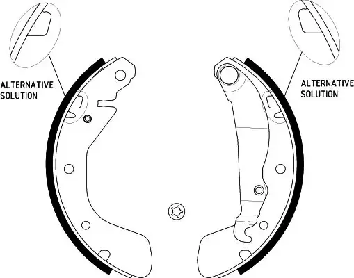 HELLA OPEL щоки гальмівні ASTRA, CORSA 92- (200*28) BHS (Behr hella service) 8DB 355 001-291