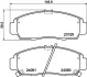 Передние тормозные колодки BHS (Behr hella service) 8DB355009-771