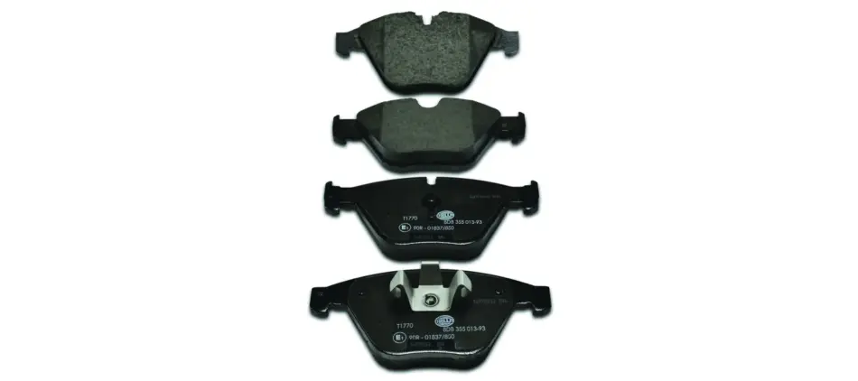 Передние тормозные колодки BHS (Behr hella service) 8DB355013931