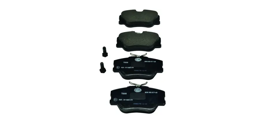 Передние тормозные колодки BHS (Behr hella service) 8DB355017-601