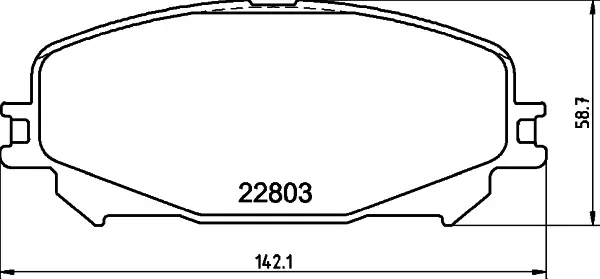 Тормозные колодки BHS (Behr hella service) 8DB355039201