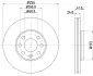 Тормозной диск Astra/Corsa 94-11 (PRO) BHS (Behr hella service) 8DD355106051