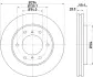 Тормозной диск перед. L200/Pajero Sport 05- 2.4-3.5 (PRO) BHS (Behr hella service) 8DD355115731