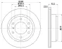 HELLA PRO MITSUBISHI Гальмівний диск задн. Pajero 00- BHS (Behr Hella Service) 8DD355118651 (фото 4)