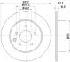 HELLA NISSAN Тормозной диск задн. вентил.X-Trail,Qashqai,Renault Koleos BHS (Behr hella service) 8DD355118711