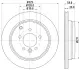 HELLA PRO LAND ROVER Гальмівний диск DISCOVERY III, DISCOVERY IV, RANGE ROVER SPORT I BHS (Behr Hella Service) 8DD 355 118-771 (фото 4)