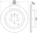 HELLA PRO LAND ROVER Гальмівний диск задн. DISCOVERY IV, RANGE ROVER SPORT I BHS (Behr hella service) 8DD355118781