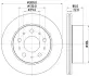 HELLA CITROEN Диск тормозной задн. JUMPER 16- BHS (Behr hella service) 8DD355125291