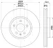 Гальмівні диски передні Audi A4/A5/Q5 2007- (320x30mm) BHS (Behr Hella Service) 8DD355128721 (фото 4)