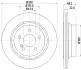 HELLA PRO HIGH CARBON DB гальмівний диск задн. (вентил.) (300*22) W211 02- BHS (Behr hella service) 8DD355129791