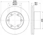 HELLA PRO VW Гальмівний диск задн. CRAFTER BHS (Behr hella service) 8DD355129991
