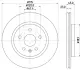 HELLA PRO OPEL Гальмівний диск задн. INSIGNIA B BHS (Behr hella service) 8DD355132751