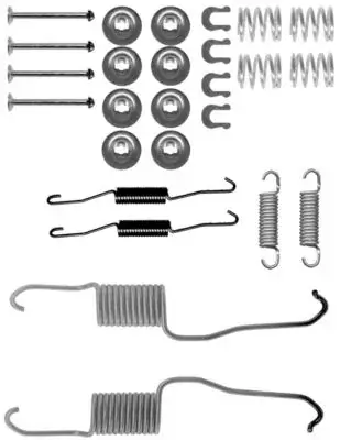 HELLA TOYOTA Установчий к-т гальмівних колодок CAMRY 2.2 96-01, RAV 4 II 2.0 4WD 00-05 BHS (Behr hella service) 8DZ355200891