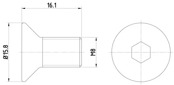 Гвинт, гальмівний диск BHS (Behr hella service) 8DZ355209061