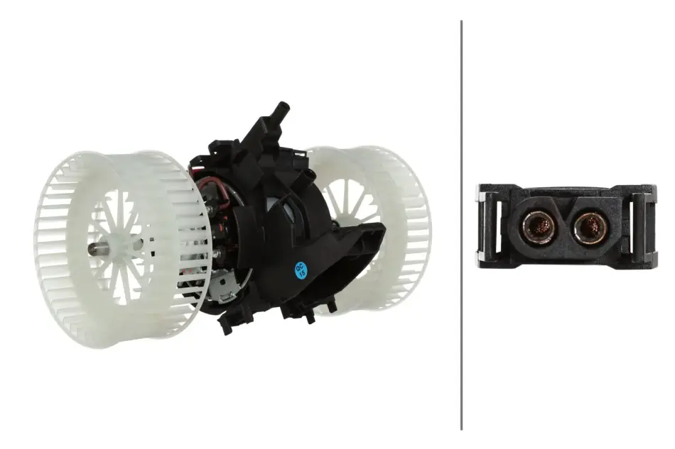 HELLA BMW Вентилятор салона 5 E60, 6 E63 03- BHS (Behr hella service) 8EW366400381