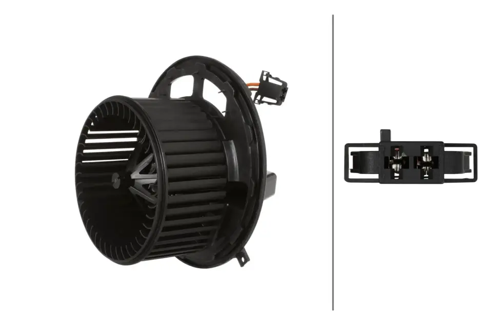 HELLA BMW Вентилятор салона 1 E81/87, 3 E90, X1 E84, X3 F25, X4 F25, Z4 BHS (Behr hella service) 8EW366400521