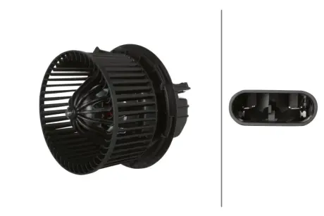 HELLA NISSAN Вентилятор салона Micra III, Note 03- BHS (Behr hella service) 8EW366400551 Ниссан Ноут е11