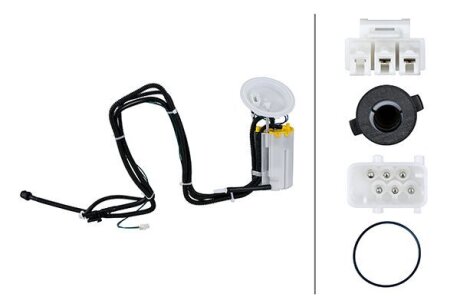 HELLA BMW Електробензонасос в зборі (з насосом) 5 (E60) 520 d 07-09 bhs (behr hella service) 8TF358304951 на Бмв 5 серии