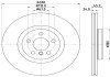 Диск гальмівний передн. вентил. BMW 2 F45 14- X1 F48 15- 330X24 V bhs (behr hella service) 8DD 355 122-641