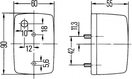 Елемент оптики авто bhs (behr hella service) 2BA002652101
