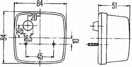Елемент оптики авто bhs (behr hella service) 2SA003014051