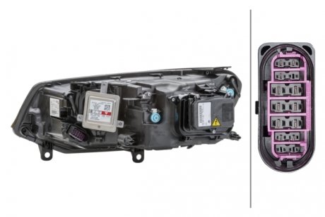 Передняя фара bhs (behr hella service) 1ZS010328061