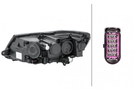 Передняя фара bhs (behr hella service) 1EL011314321