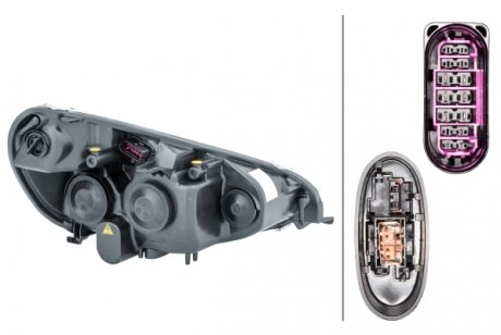 Передняя фара bhs (behr hella service) 1ZS009250791