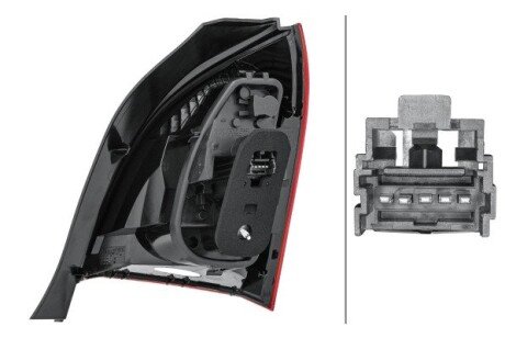 Фонарь (фара) заднего хода bhs (behr hella service) 2VA010938031