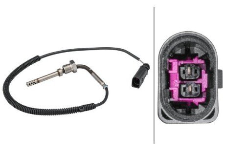 HELLA AUDI Датчик температури ВГ A6 Allroad C6 (4FH) 2.7 TDI quattro 06-08, A6 C6 (4F2) 2.7 TDI 04-08, Q7 (4LB) 4.2 TDI quattro 07-09 bhs (behr hella service) 6PT358181501 на Ауди А8 д3