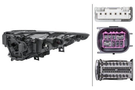 AUDI Основна фара ліва LED Q8 (4MN, 4MT) 18- bhs (behr hella service) 1EX354871011