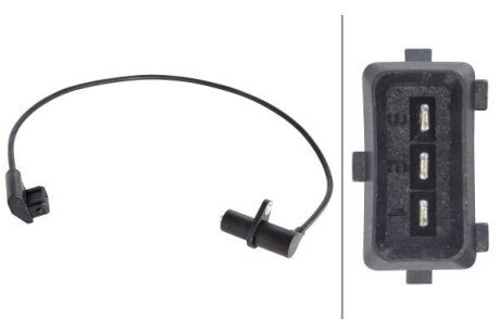 HELLA BMW датчик обертів двигуна 5 E34 530/540,7 E32/38 730/740 92- bhs (behr hella service) 6PU012681001 на Бмв 8 Series